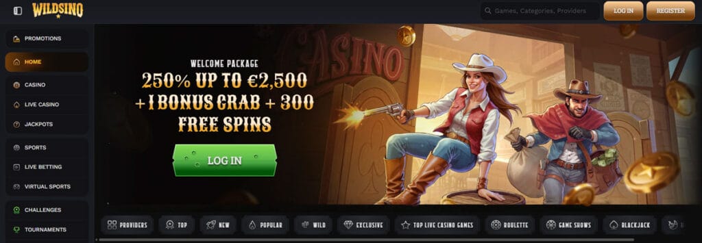Wildsino Casino Official Website